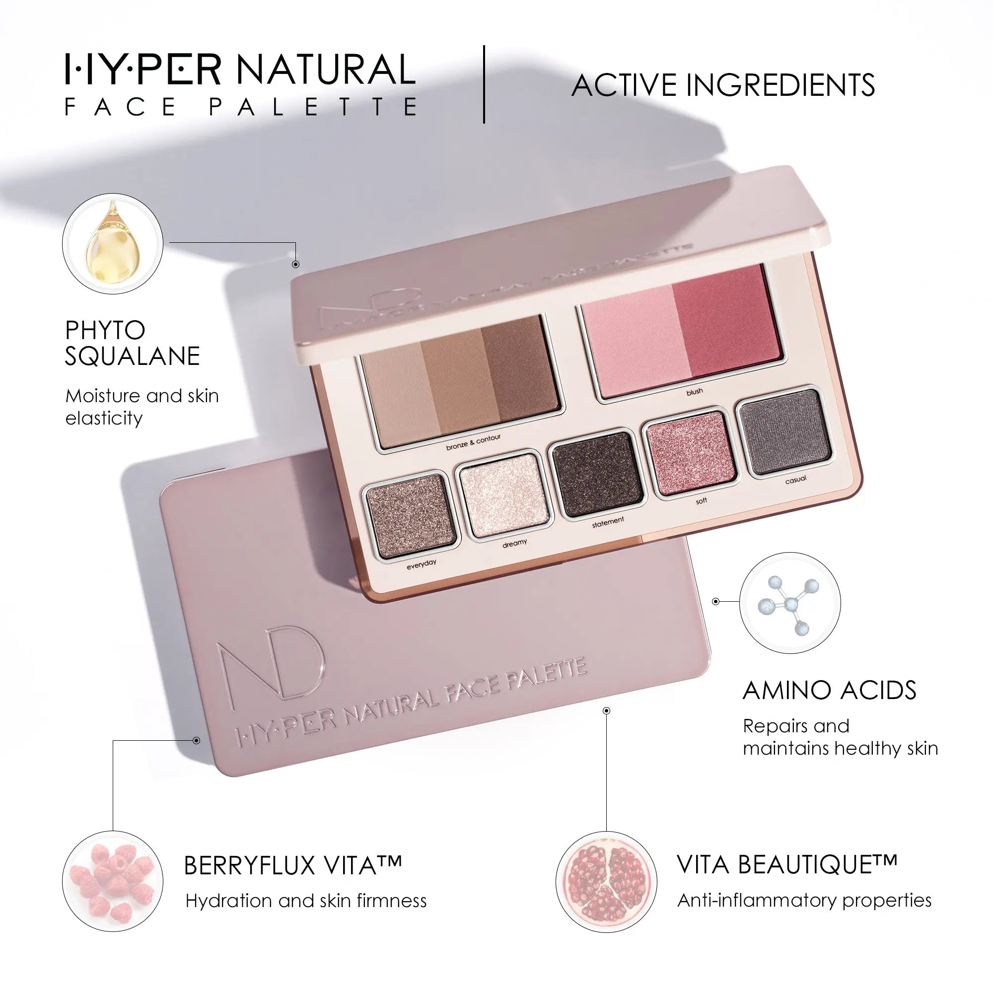 HY - PER NATURAL FACE PALETTE - Natasha Denona