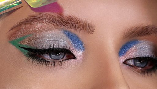 Colorful Statement Eye Makeup Ft. The ND MINI PASTEL EYESHADOW PALETTE &amp; PLEXI GLOW HIGHLIGHTER