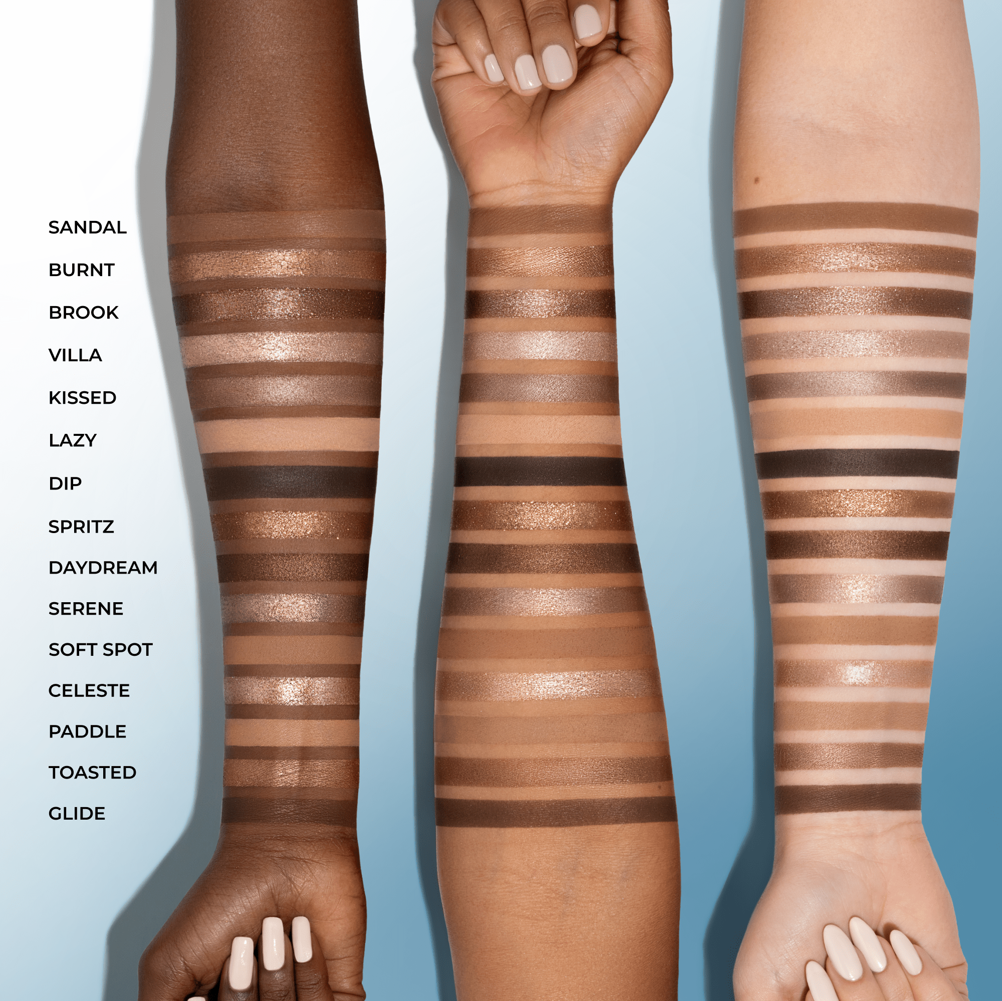 TAN EYESHADOW PALETTE