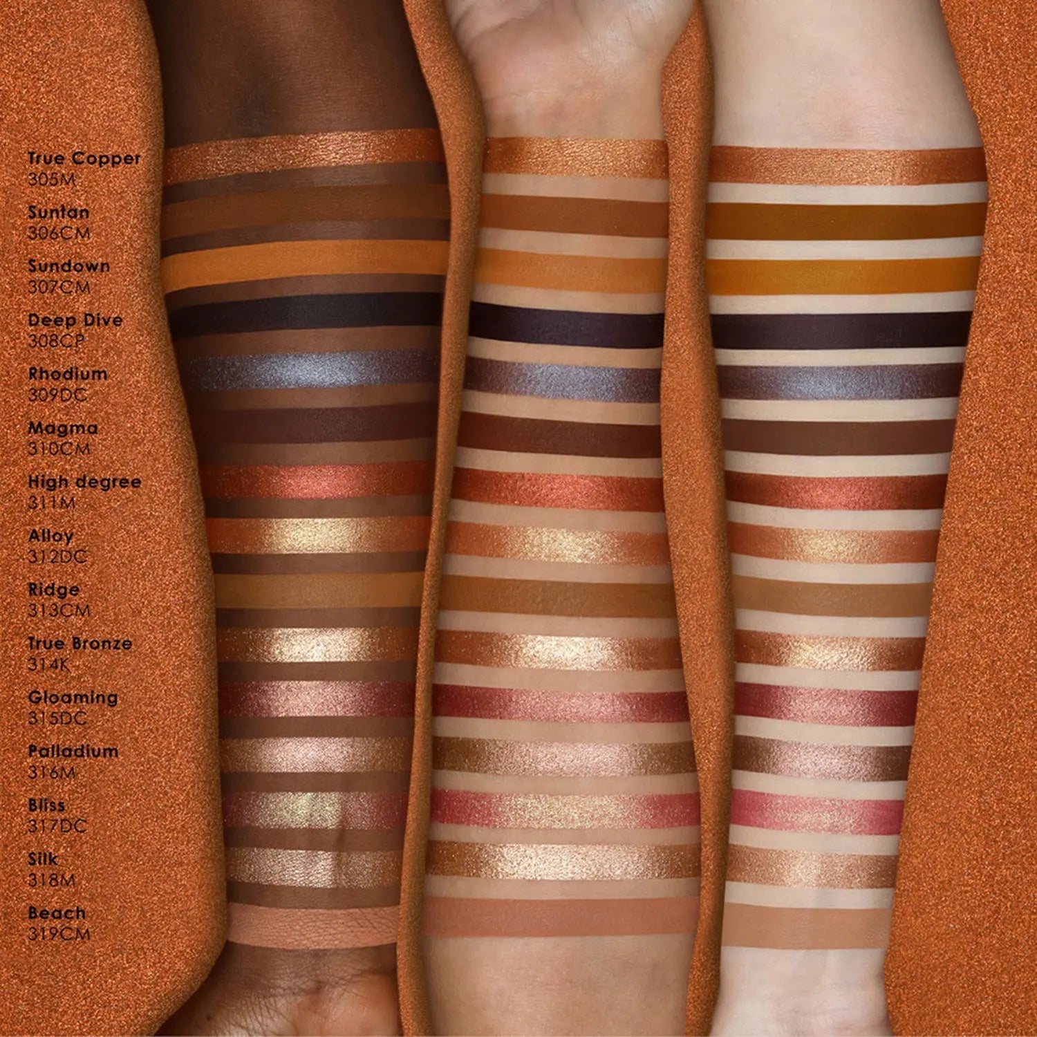 BRONZE EYESHADOW PALETTE Natasha Denona