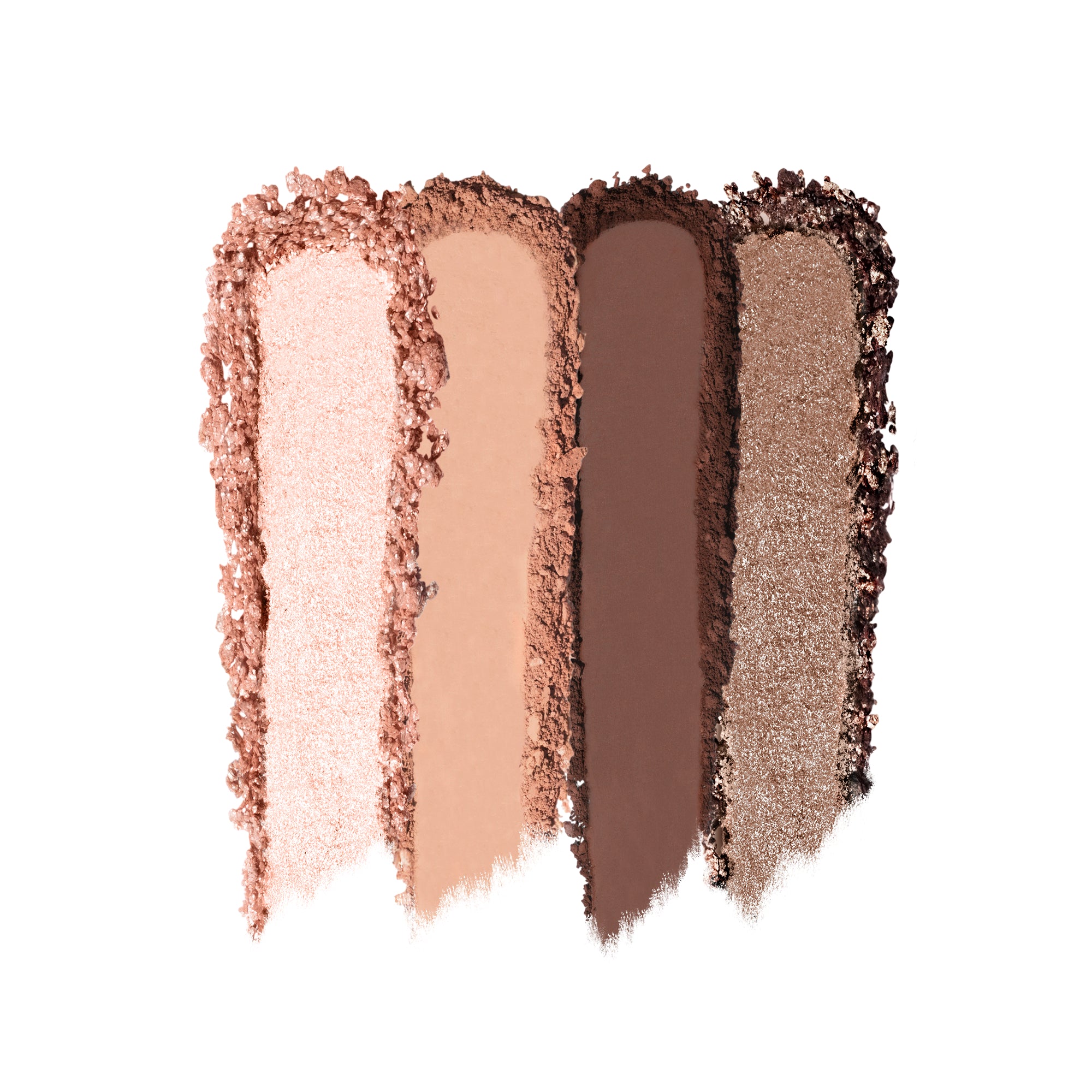 Luxe Glam Compact in shade 'Nude' shade swatches.