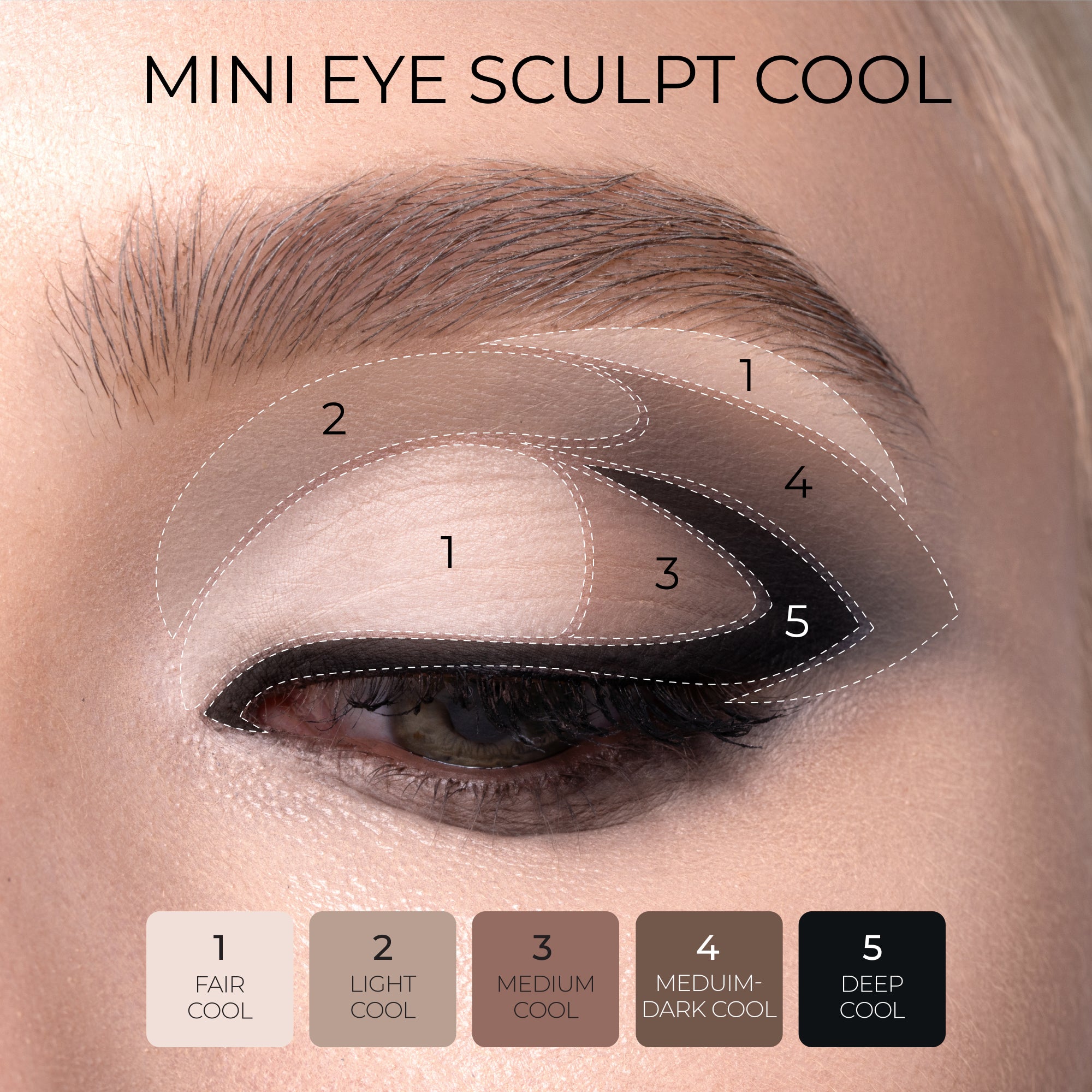 MINI EYE SCULPT COOL PALETTE - Natasha Denona