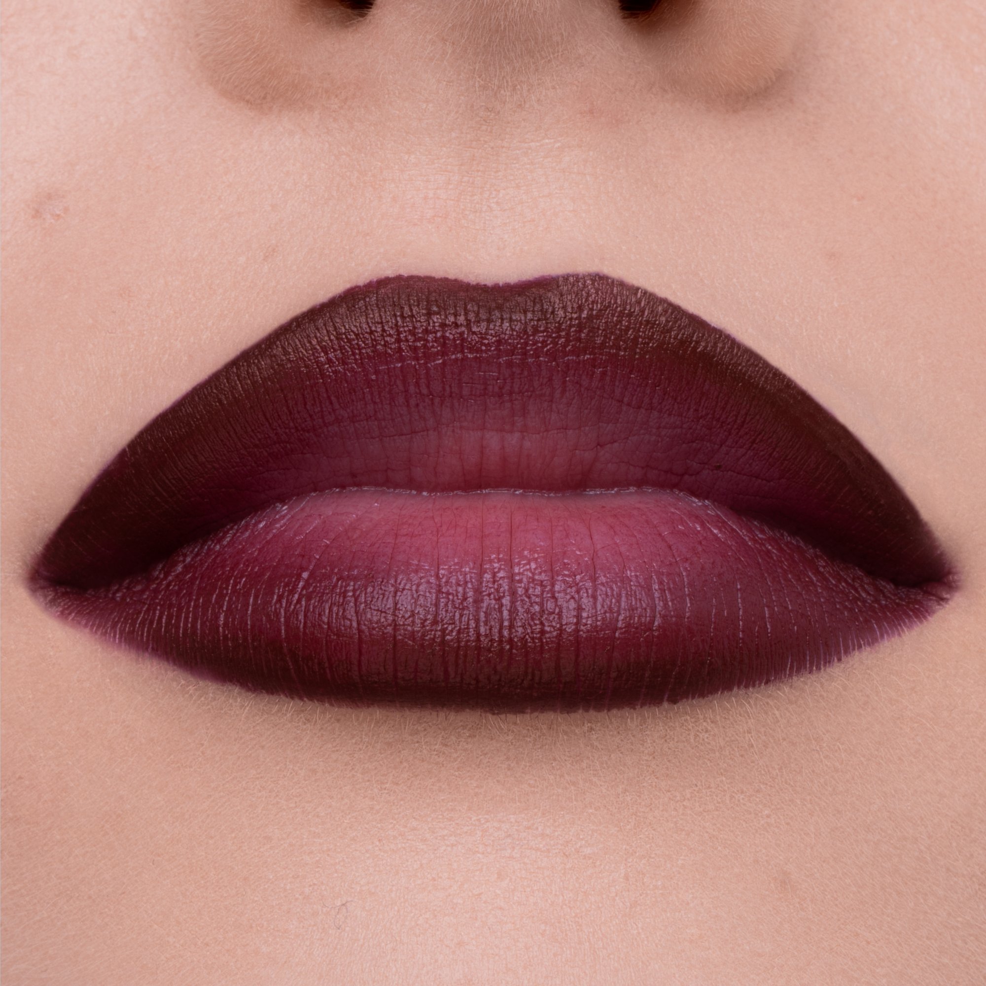 I Need a Nude Lip Crayon shade 'Cherry Cola' model look.