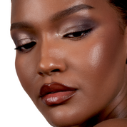 Luxe Glam Compact Shade 'Nude' model look on a white background.