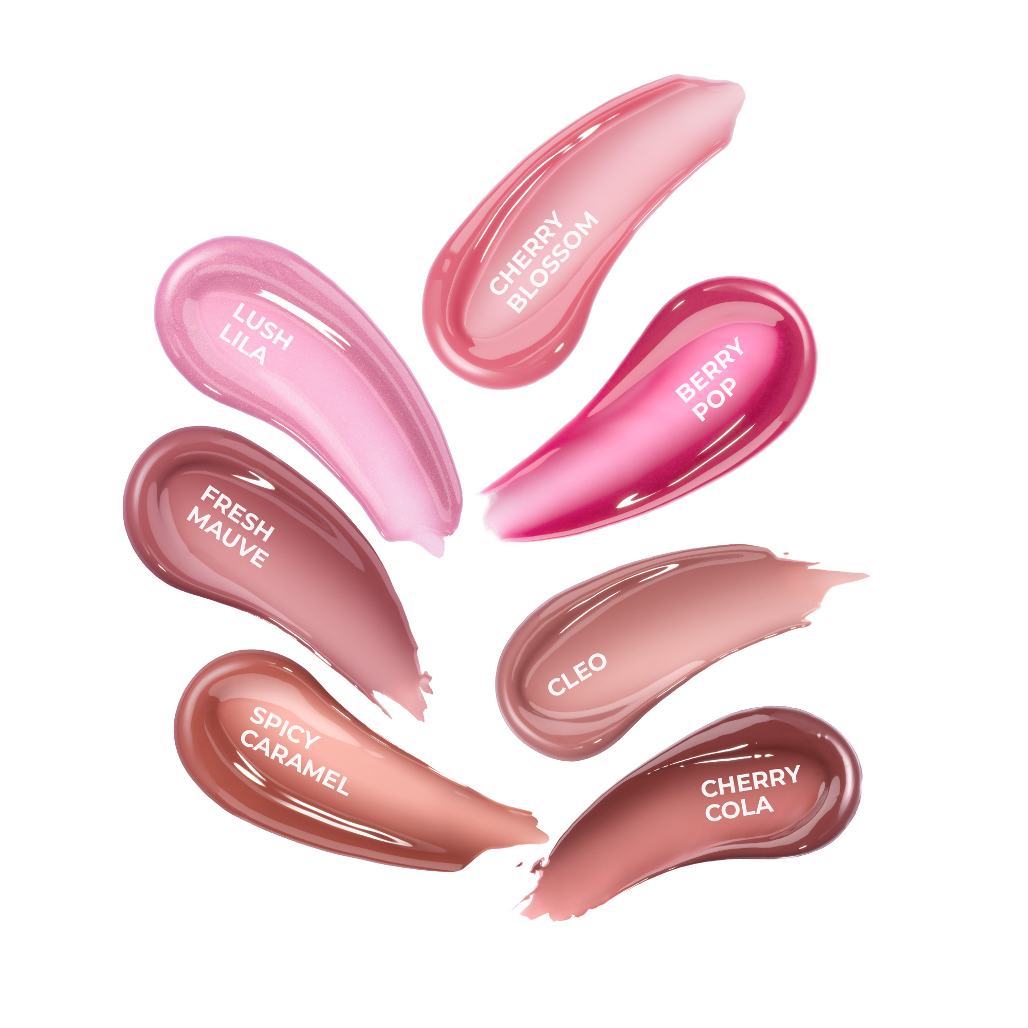 HY-GLOSS shade swatches.